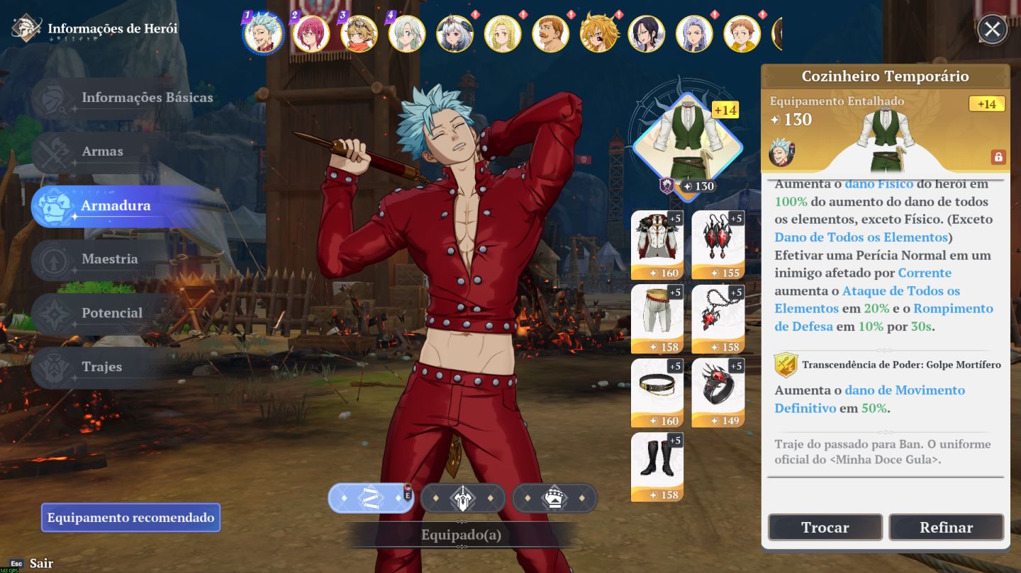 The Seven Deadly Sins Origin - CONTA ENDGAME-BAN P10-MERLIN P7-ELIZA P5-GOW P6