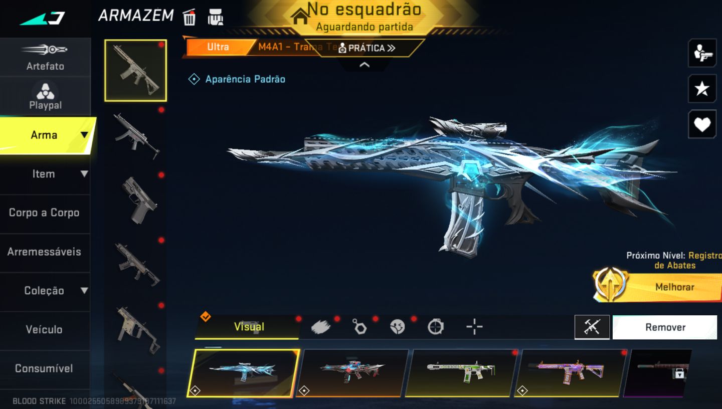 Conta Blood Strike Full Com Facas E Muitas Skins Ultra