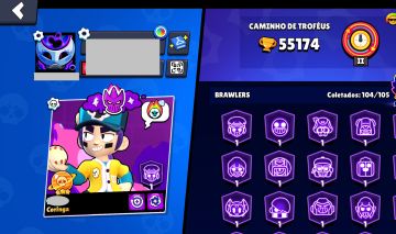 Conta de Brawl Stars muito boa e antiga con pro pass ativado