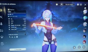 Conta WUWA com Collab Lucy S6+Arma + Rebecca