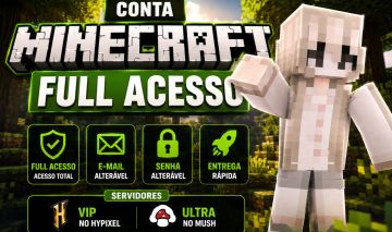 Conta Minecraft Original Java | Full Acesso