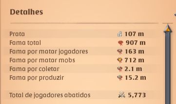 Conta de Albion bem upada