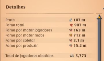 Conta de Albion bem upada