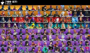 CONTA FORTNITE PC COM LEON KENNEDY/CLAIRE/ STUCK/MIKASA + 199 SKINS