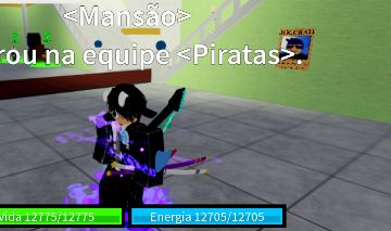 Conta roblox com blox fruti e skins top