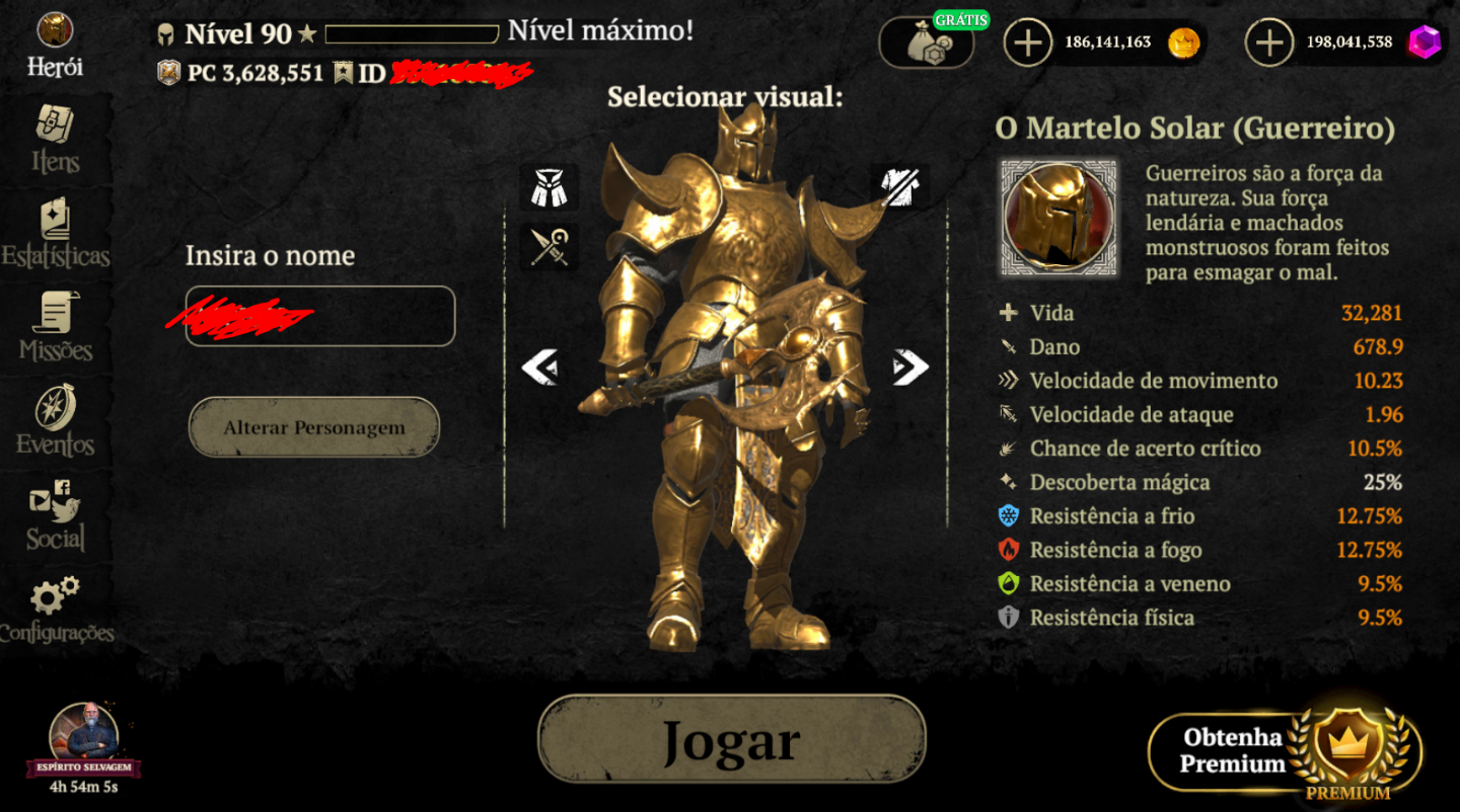 CONTAS EVIL LANDS | OURO + JÓIAS + RECURSOS | ANDROID E IOS | ENTREGA RÁPIDA