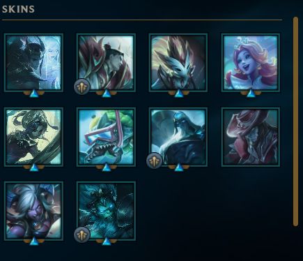 Ac lvl 40, maestria com 1 champ, 5 skins riven e yasuo emissario, 10 spolio skin