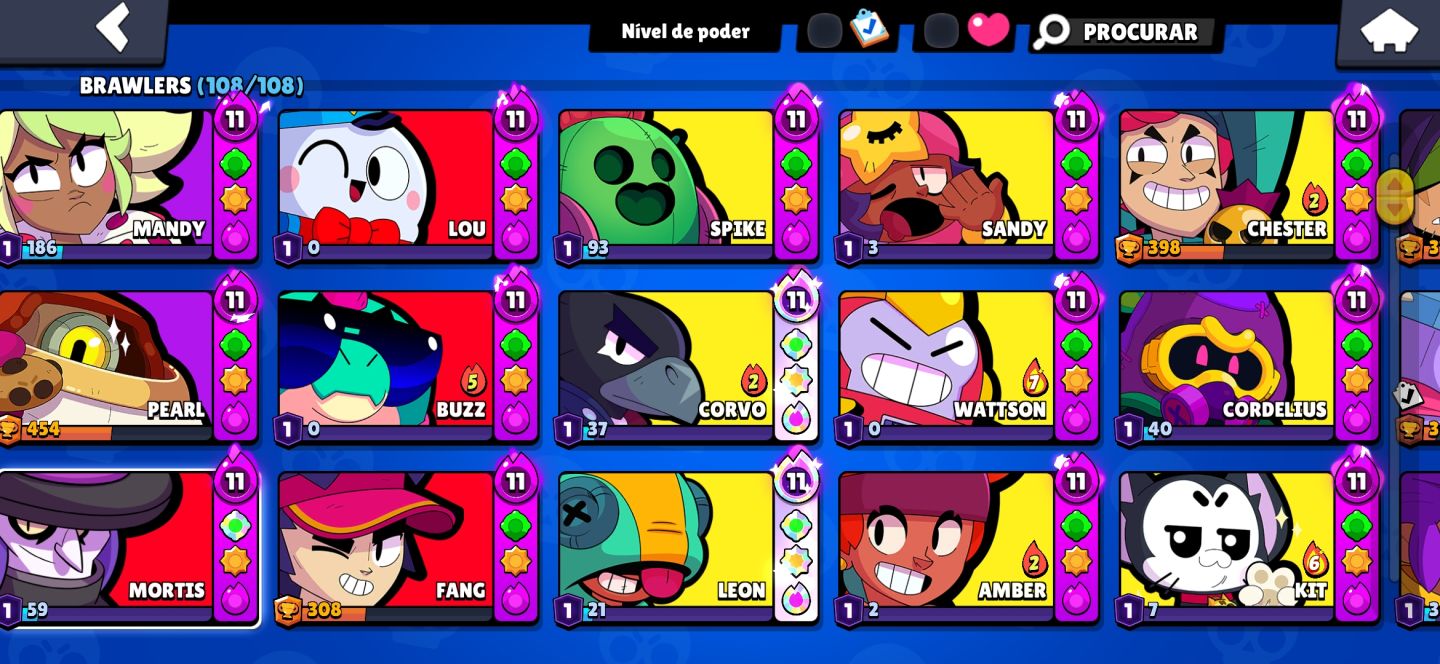 Conta de brawl stars 45k troféus