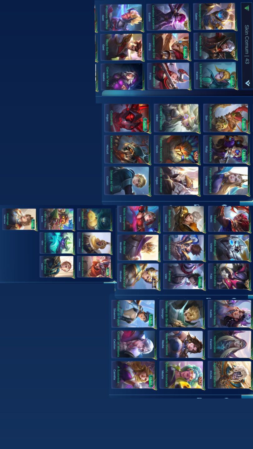 CONTA MOBILE LEGENDS ANTIGA | 80 SKINS | 3 KOF + 3 LUCKY BOX | ACEITO PROPOSTAS