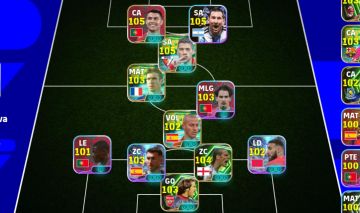 Conta Efootball com 3184 de Força - CR7 | Suárez | Rio Ferdinand