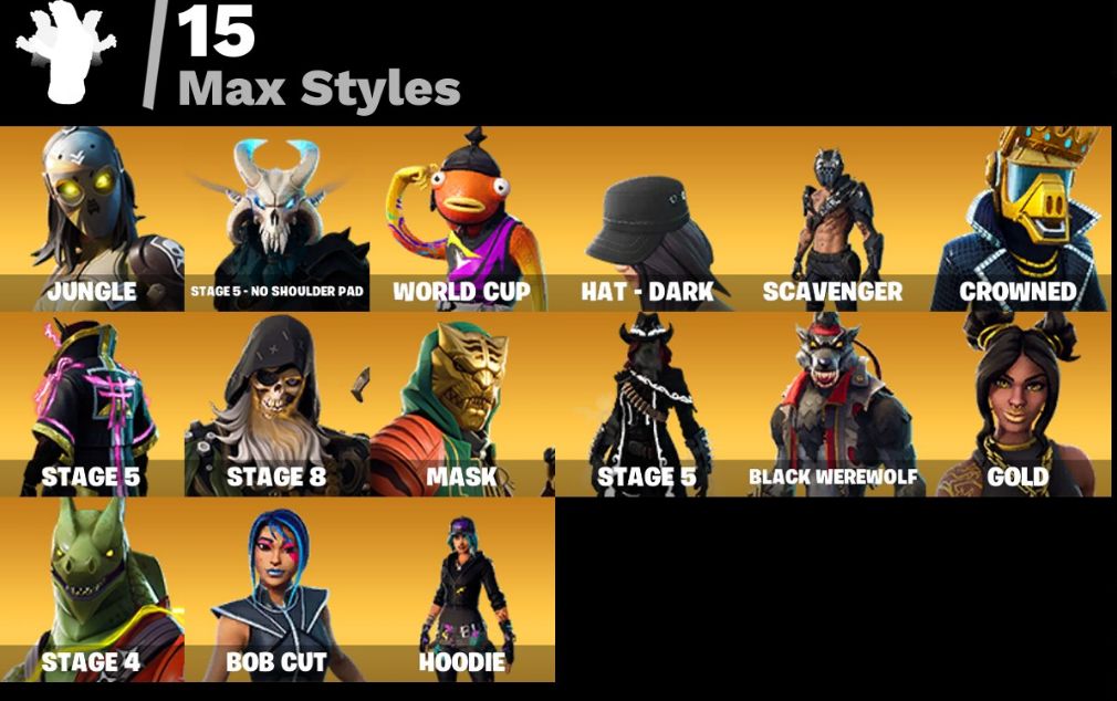 148 skins IKONIK, Glow, Luxe, Valkyri I Pra quem quer gosta de colecionar.