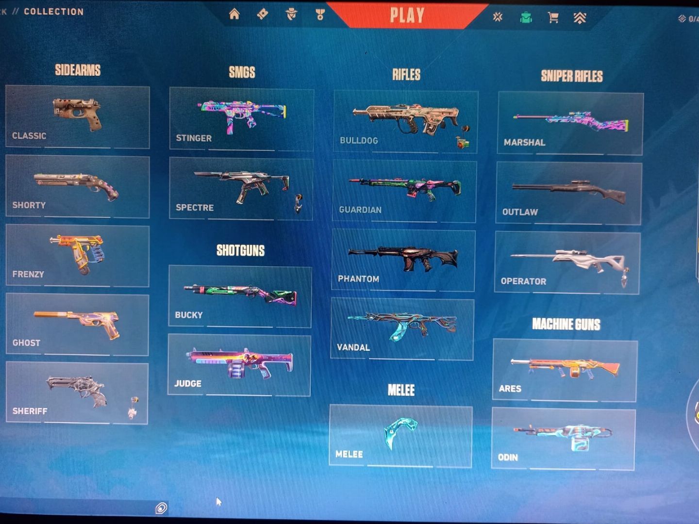 CONTA VALORANT +R$1400 gastos 6 FACAS, 6 VANDAIS, PHANTOM SAQUEADORA E +