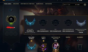 CONTA LOL - PLATINA 2 - LEVEL 39 - FULL ACESSO