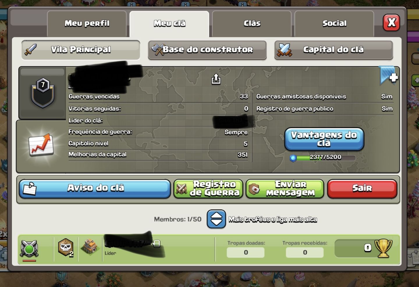 Clãs de clash of clans! Nivel 22, 15, 14, 13 e 10