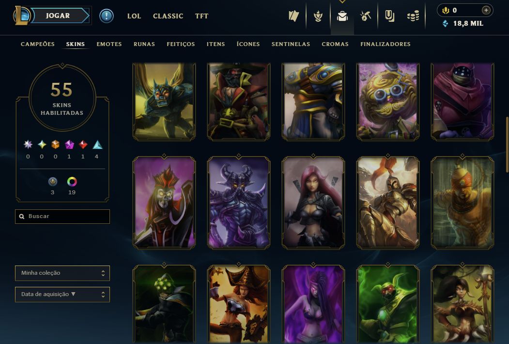 CONTA LEAGUE OF LEGENDS | NÍVEL 89 | VOLIBEAR DRAGÃO DA DUALIDADE PRESTÍGIO