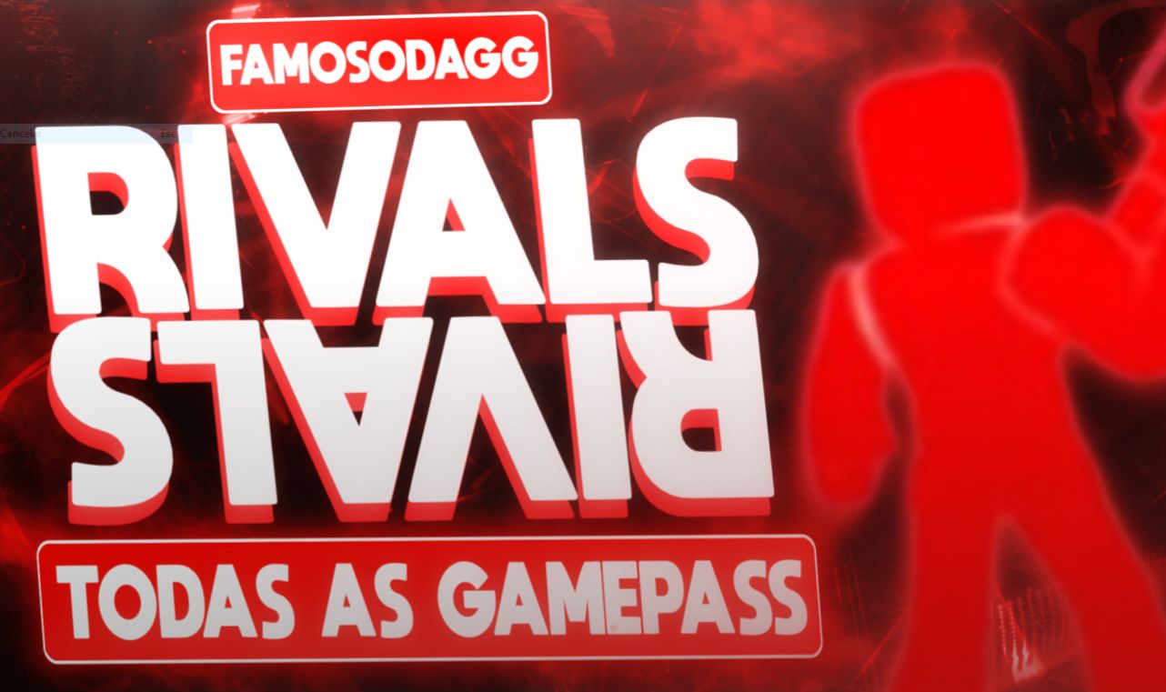 RIVAIS | RIVALS | TODAS AS GAMEPASS | ROBLOX | MELHOR PREÇO DA GGMAX