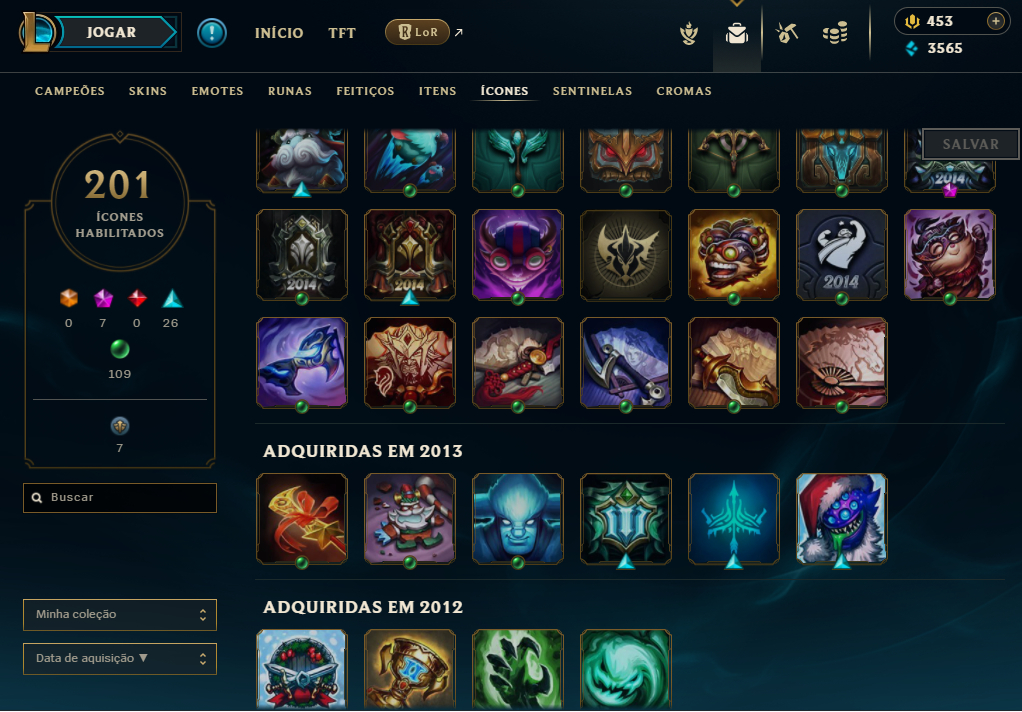 Conta lol - elise janna morgana vitoriosa e outras