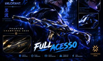 Conta Valorant c/ Phantom Champions, Kuronami, Vandal e mais!