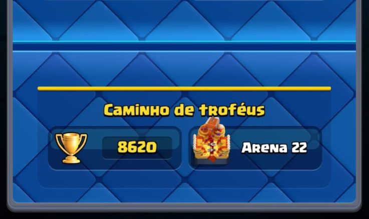 Conta Clash Royale 8620 Troféus Antiga(2017)