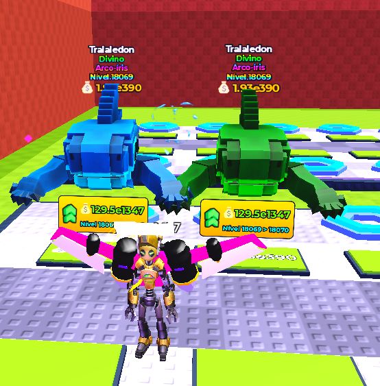 06/09 +1 Jetpack for Brainrots . Tralaledon Raimbow lv 21000 , SEJA TOP LB