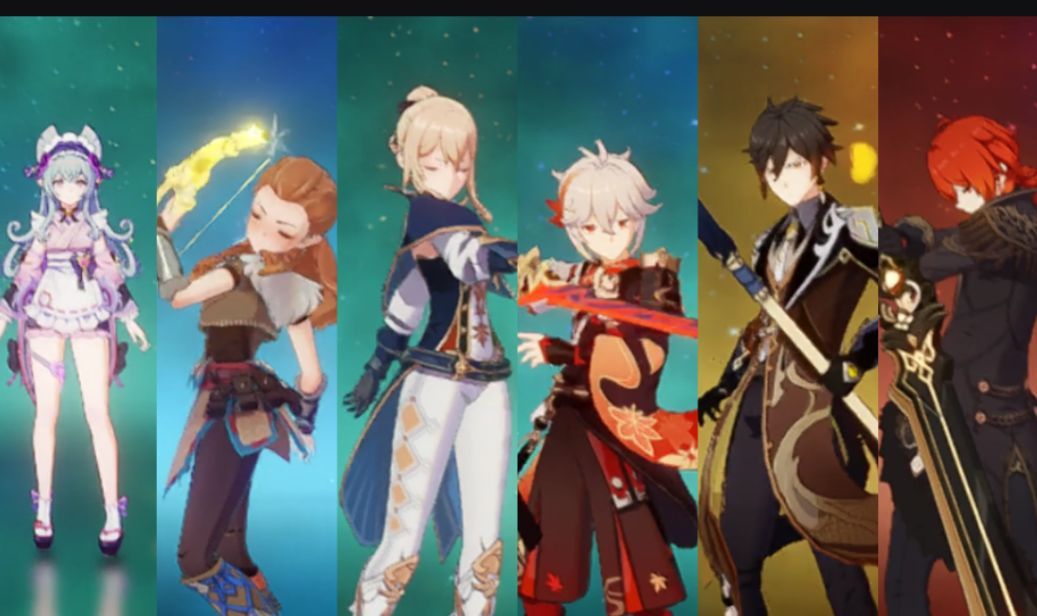 CONTA GENSHIN -ZHONGLI+KAZUHA+ T5+ALOY+KEQUING+ALTAS