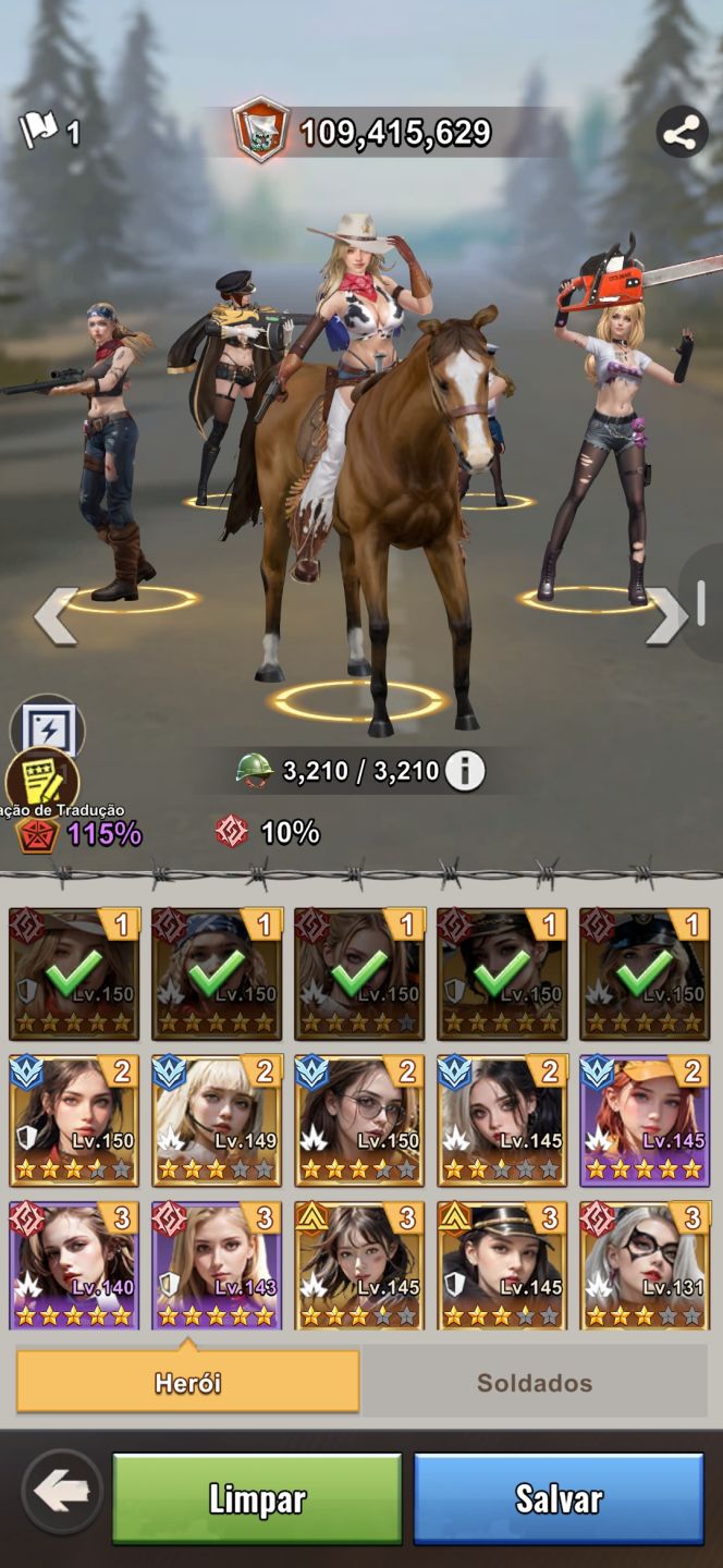 Conta Last Z HQ 30 | +200M Poder | Time 1 +121M | 613 | Skin Pachycephalosaurus