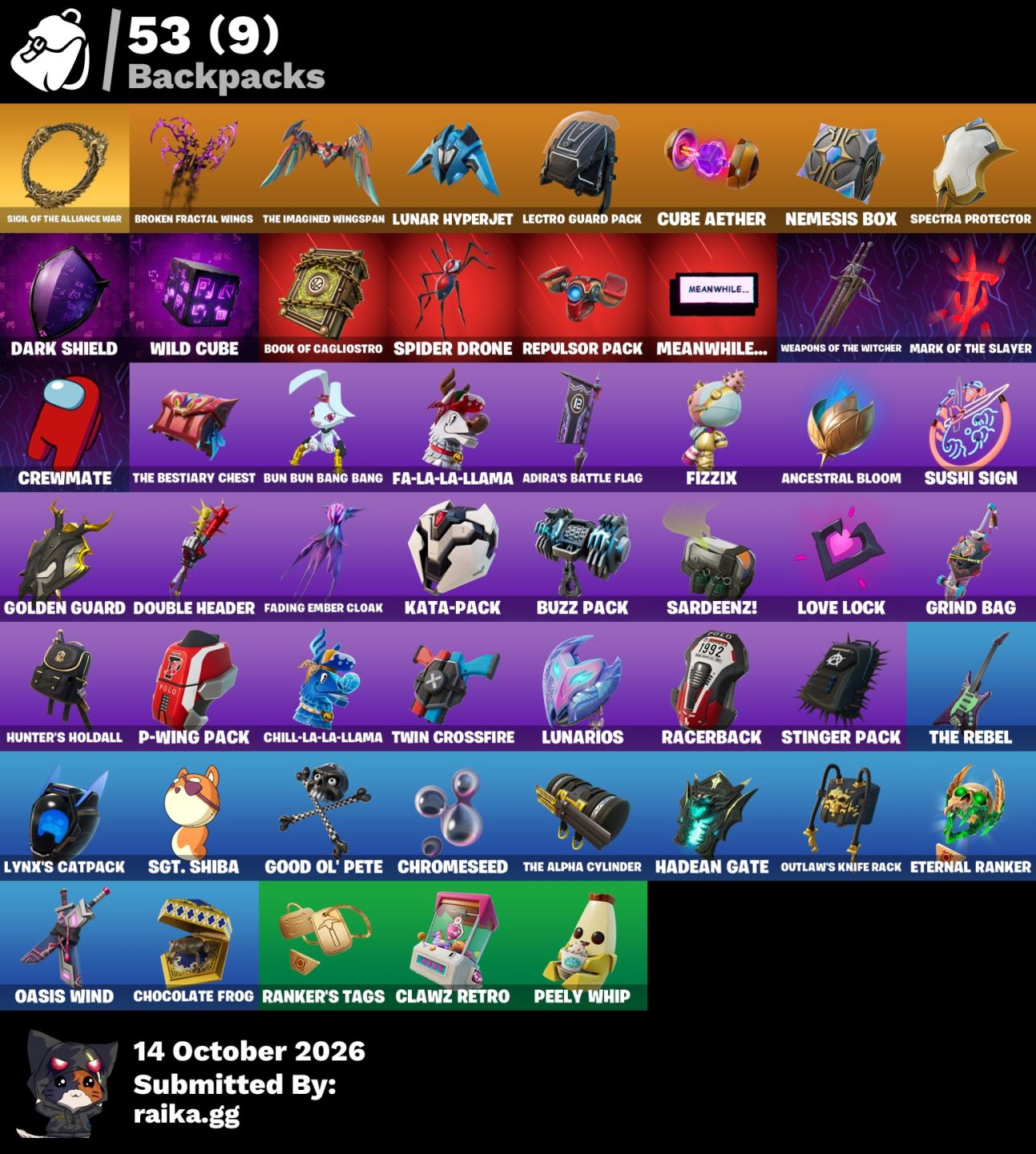 Conta fortnite full acesso com 47 skins incluindo polo prodigy e picareta reaper