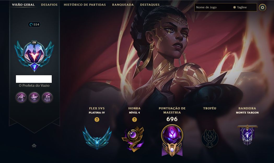CONTA LOL LVL 554 | TODOS OS CAMPEÕES | 160 SKINS |TODOS OS DADOS DE RECUPERAÇAO