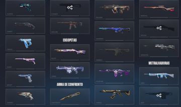 Conta valorant muitas skins de vandal + facas + champions 2025
