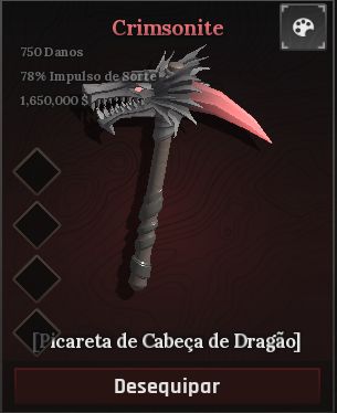 THE FORGE Conta NÍVEL 204 RAÇA ANJO $4,57 MILHÕES + PICARETA CRIMSONITE