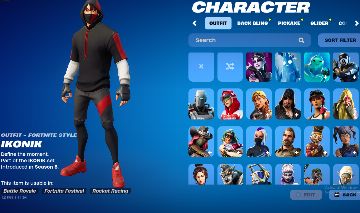 CONTA FORTNITE CRIADA SEASON 2 CAP 1, IKONIK, SALVE O MUNDO FUNDADOR E 2K VBUCKS