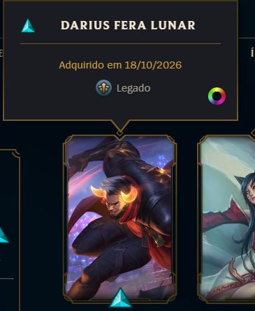 CONTA LEVEL 20 | SKIN DARIUS FERA LUNAR | 12 CAMPEÕES | FULL ACESSO