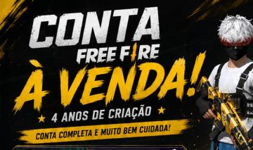 CONTA FREE FIRE À VENDA!