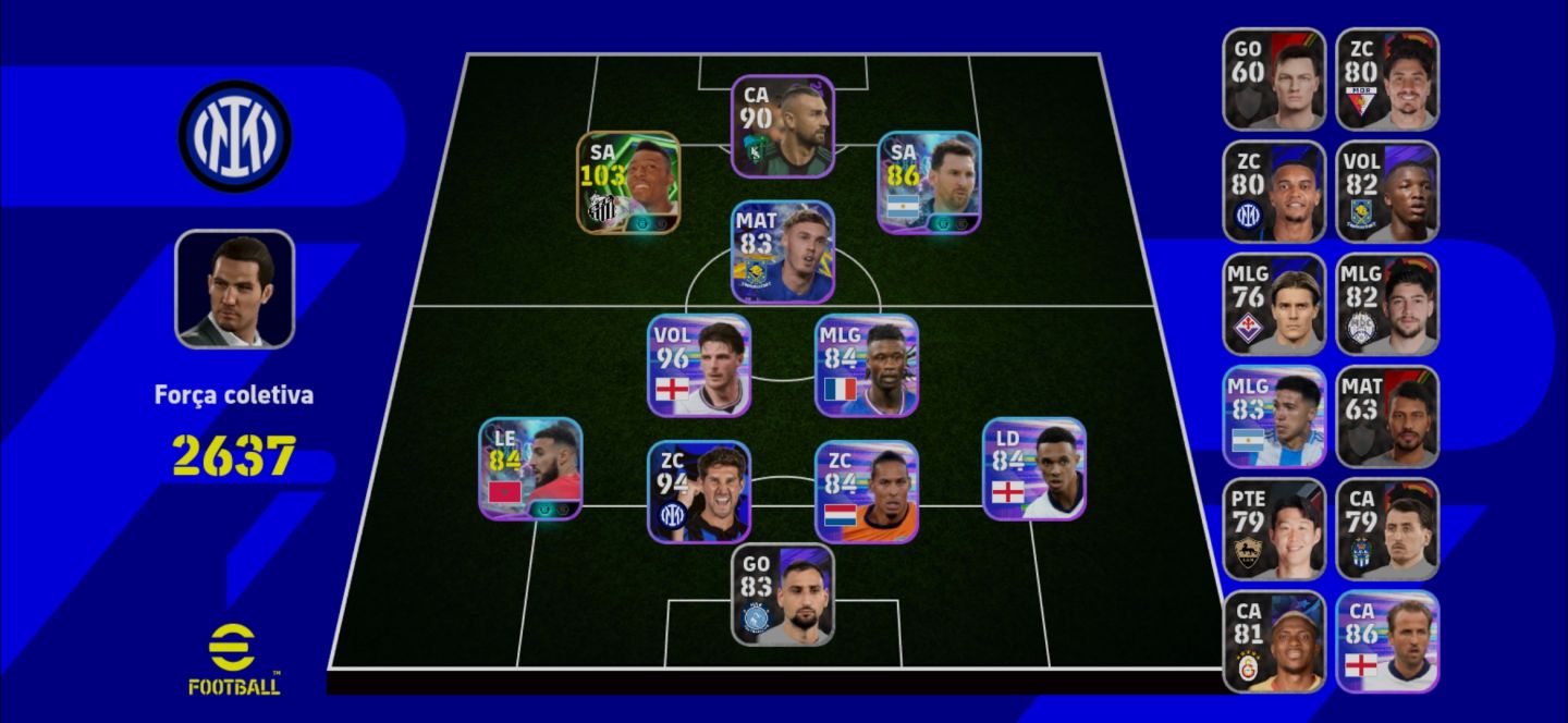 Conta Pelé 109 Efootball Mobile