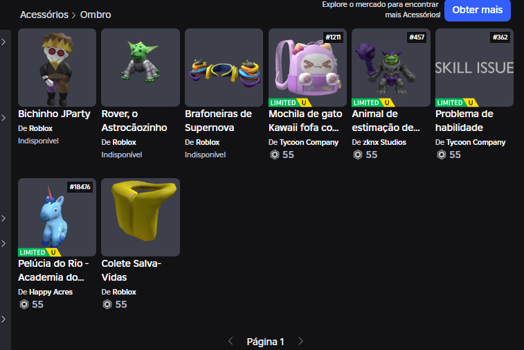 Conta antiga rara roblox 2009 , badge , chapeu builder, 2.3k robux e cabeça rara