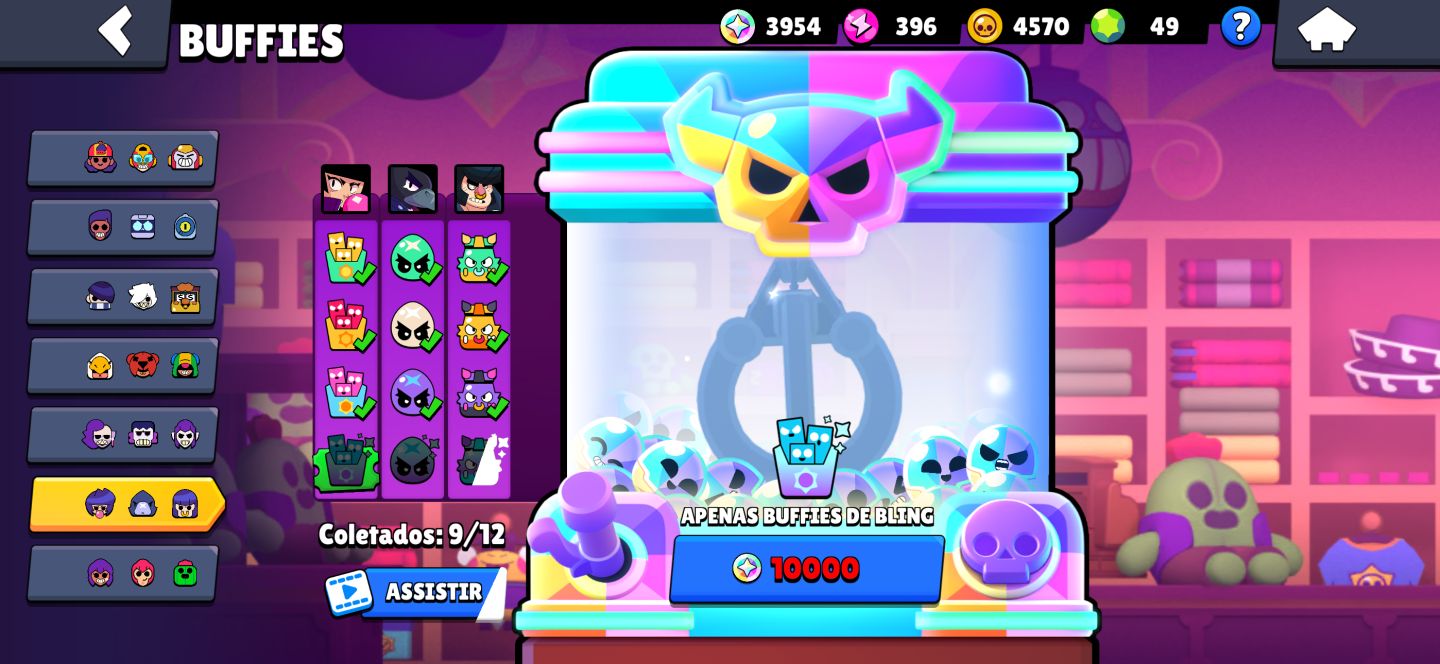 Conta TOPADA 106/106 com 57 brawl 11 com hipercarga