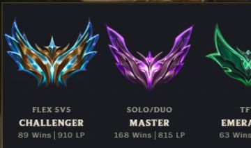 CONTA Challenger NA FLEX E MESTRE 750+ PDL NA SOLO DUO - + 270 SKINS