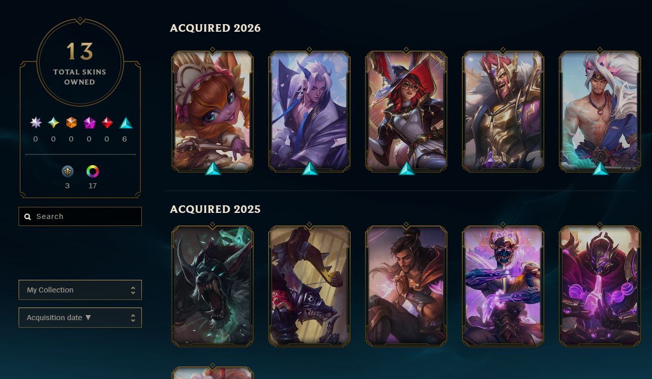 Conta lol diamante