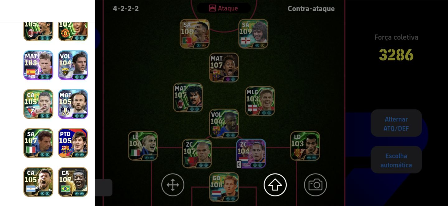 Conta de efootball 3286 de força