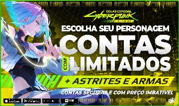 COLAB CYBERPUNK l CONTAS WUTHERING WAVES | PERSONAGENS, ARMAS E MUITO+