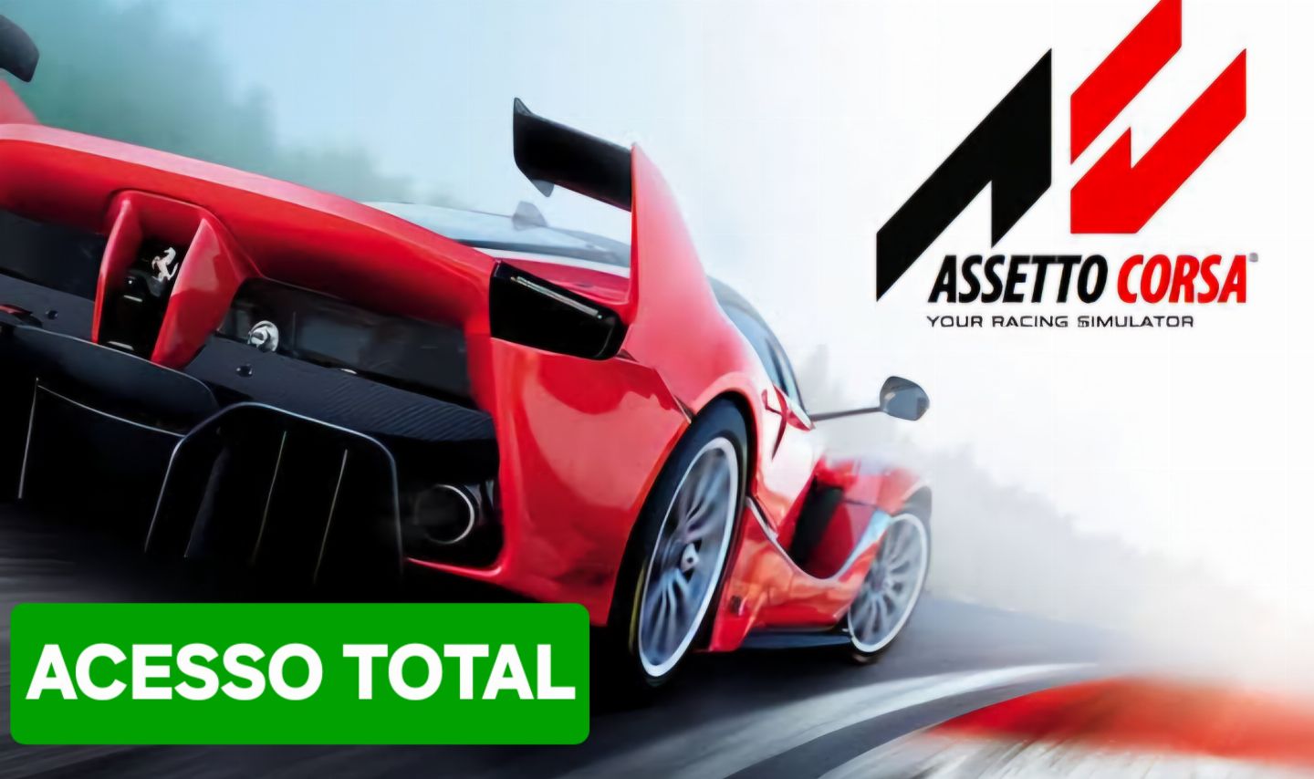 CONTAS ASSETTO CORSA ORIGINAL FULL ACESSO SOMENTE SUA/STEAM