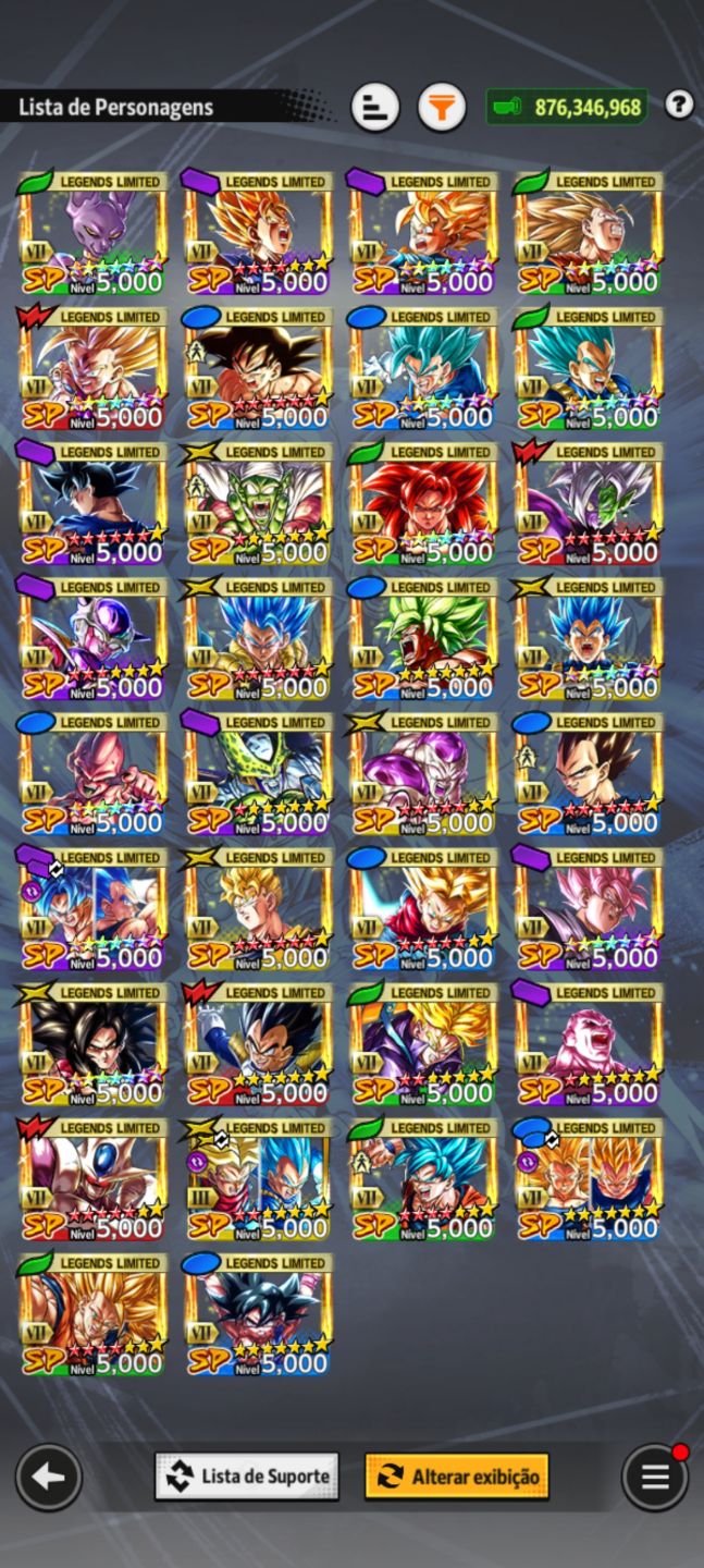 Conta end game lv654 (valor negociável)