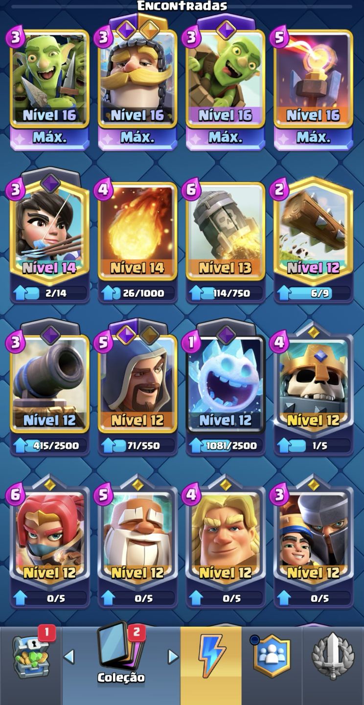 CONTA CLASH ROYALE | 9.537 TROFÉUS | TORRE NÍVEL 15 | 7 EVOLUÇÕES + 2 HERÓIS