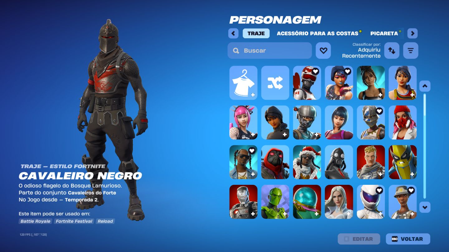 Conta Fortnite OG - criador da conta, pois não jogo mais.