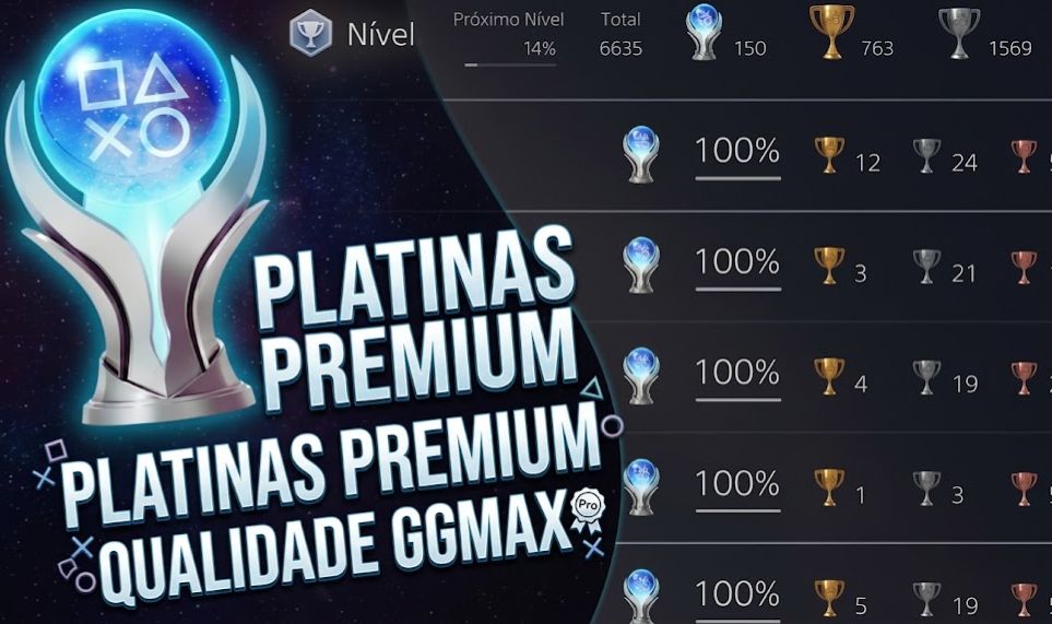 CONTAS PSN COM ATÉ 2K DE PLATINAS