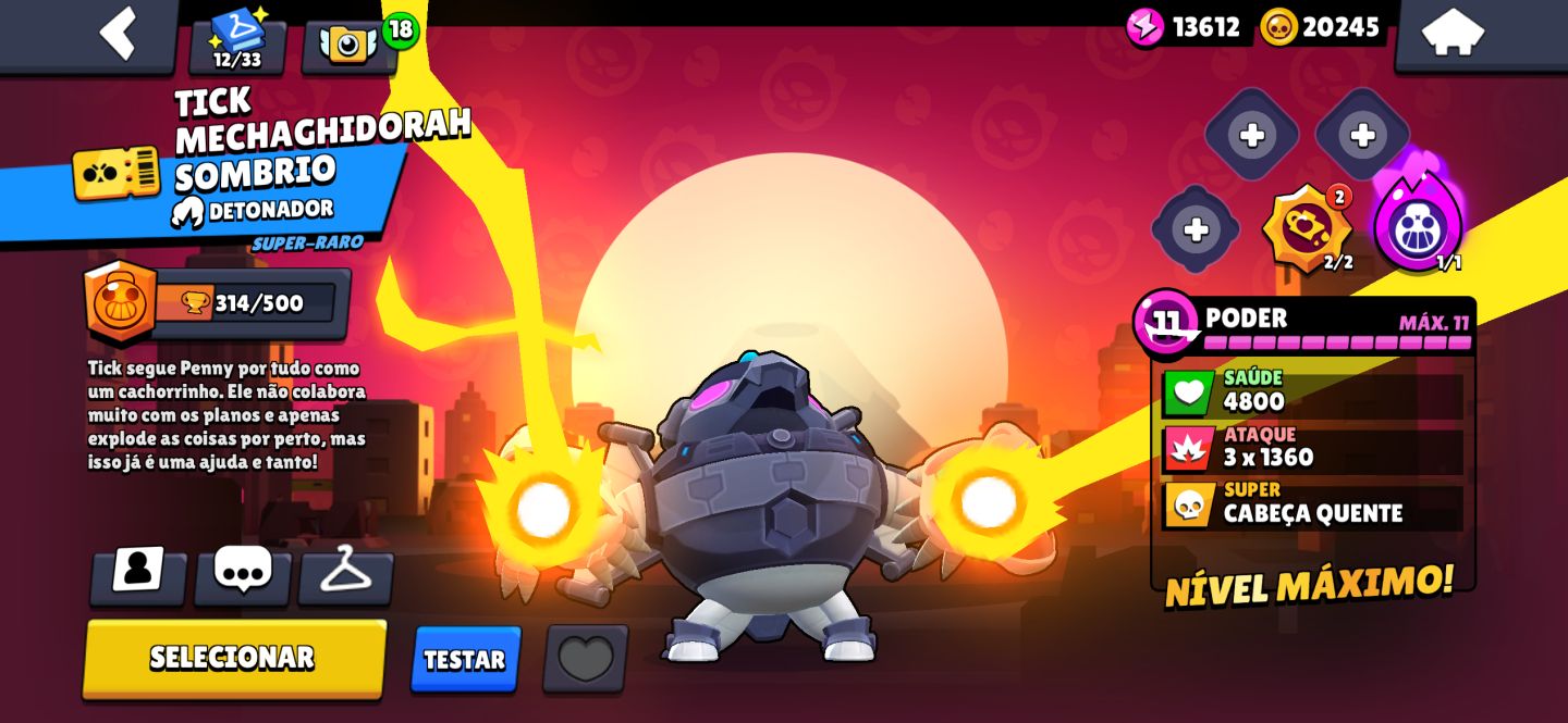 CONTA DE BRAWL STARS RARA (2019)
