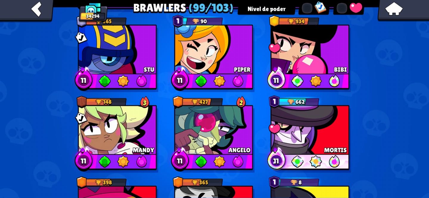 PROMOÇÃO Conta de Brawl Stars com MUITAS Skins Lendarias e raras + Clash Royale!