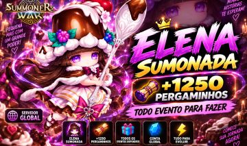 ELENA GLOBAL 1250 PERGAMINHOS! [SUMONADA] - CONTA STARTER COM TUDO PARA FAZER!