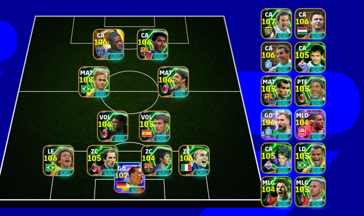 Conta efootball 3280+ de força (leia a descrição)