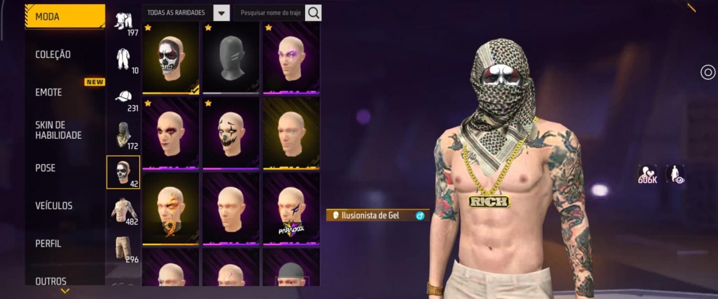 Ff +482 Peitas | Xm8 e Ump Att | Lvl.74 Gemada | Criada em 2018